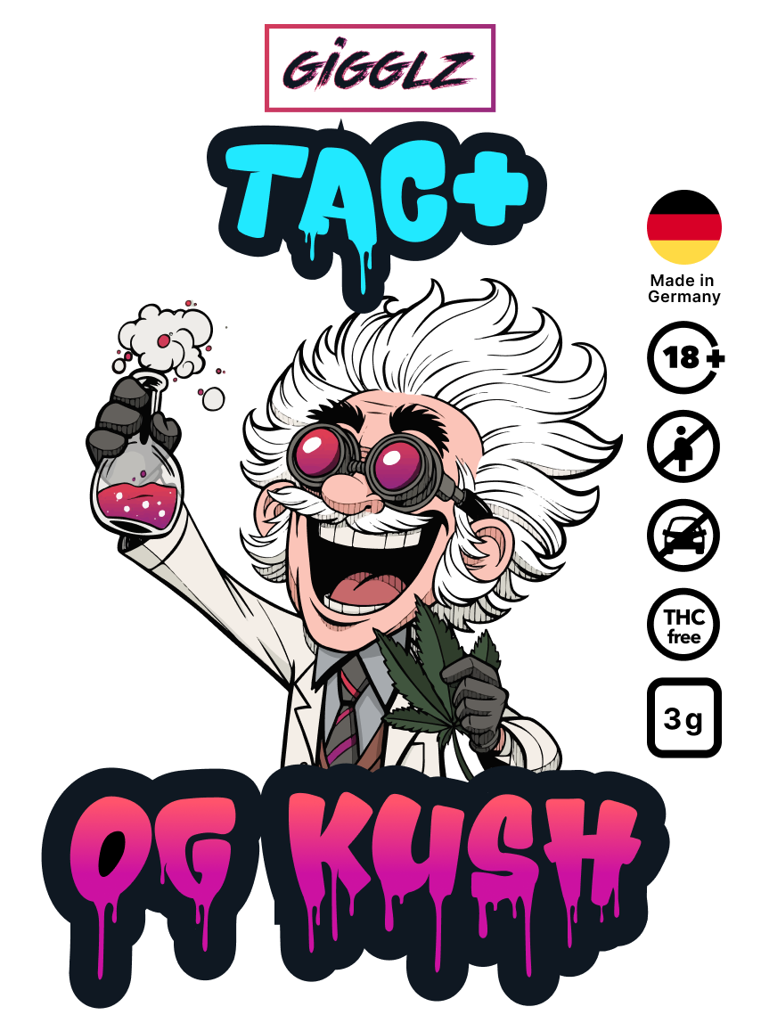 TAC+ OG Kush flowers by Gigglz