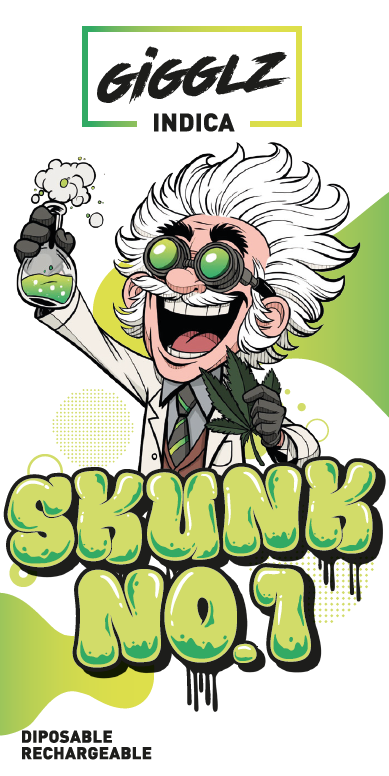 Premium TAC Vape Skunk No.1 von Gigglz (1ml, Indica)